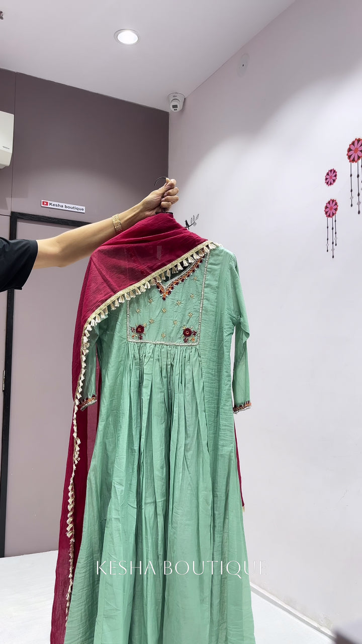 MAL CHANDERI DRESS 👗