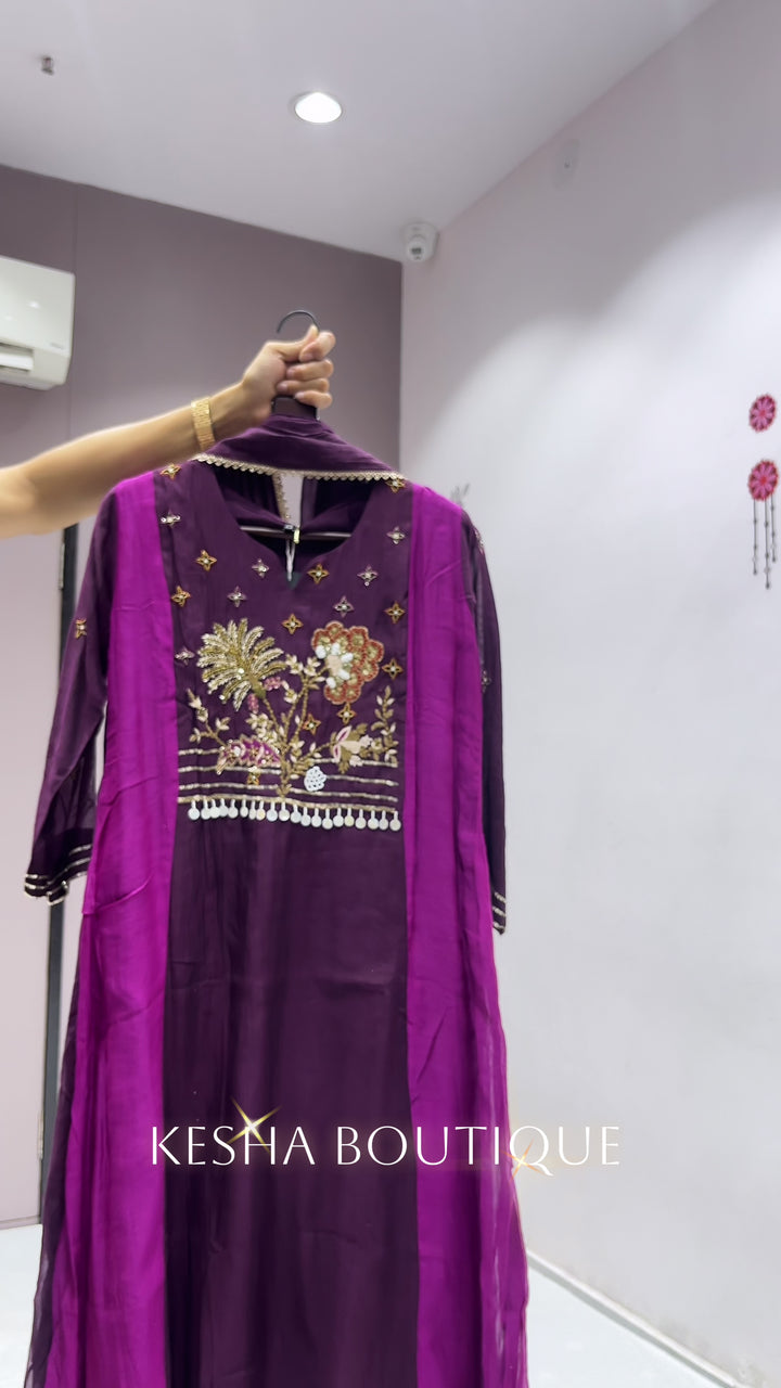 PREMIUM MAL CHANDERI DRESS