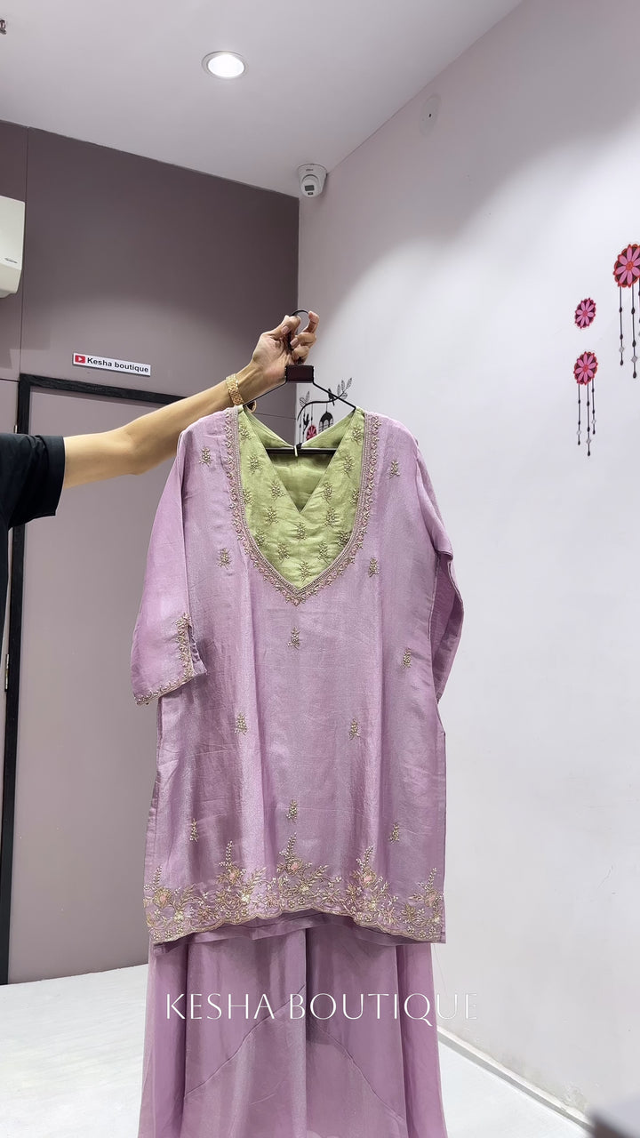 TRENDY VIRAL PLAZO SUIT