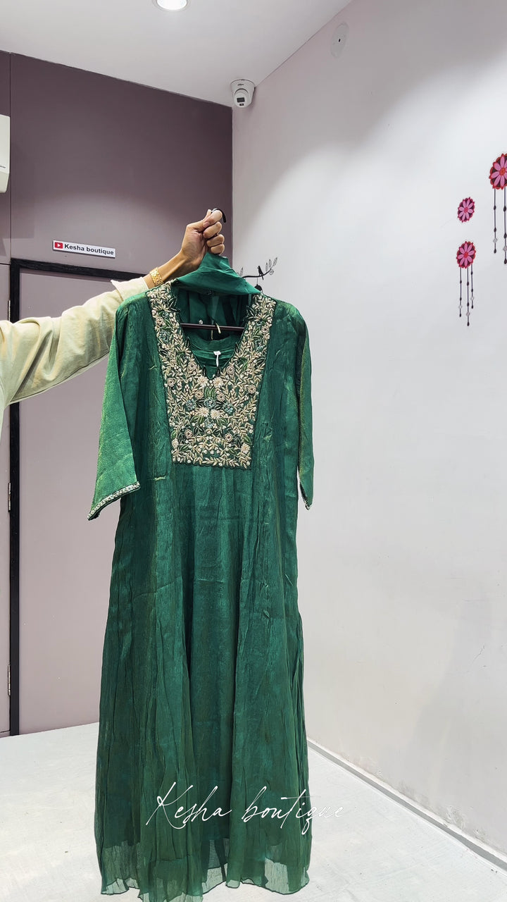 GREENIES RUSSIAN SILK VIRAL DRESS
