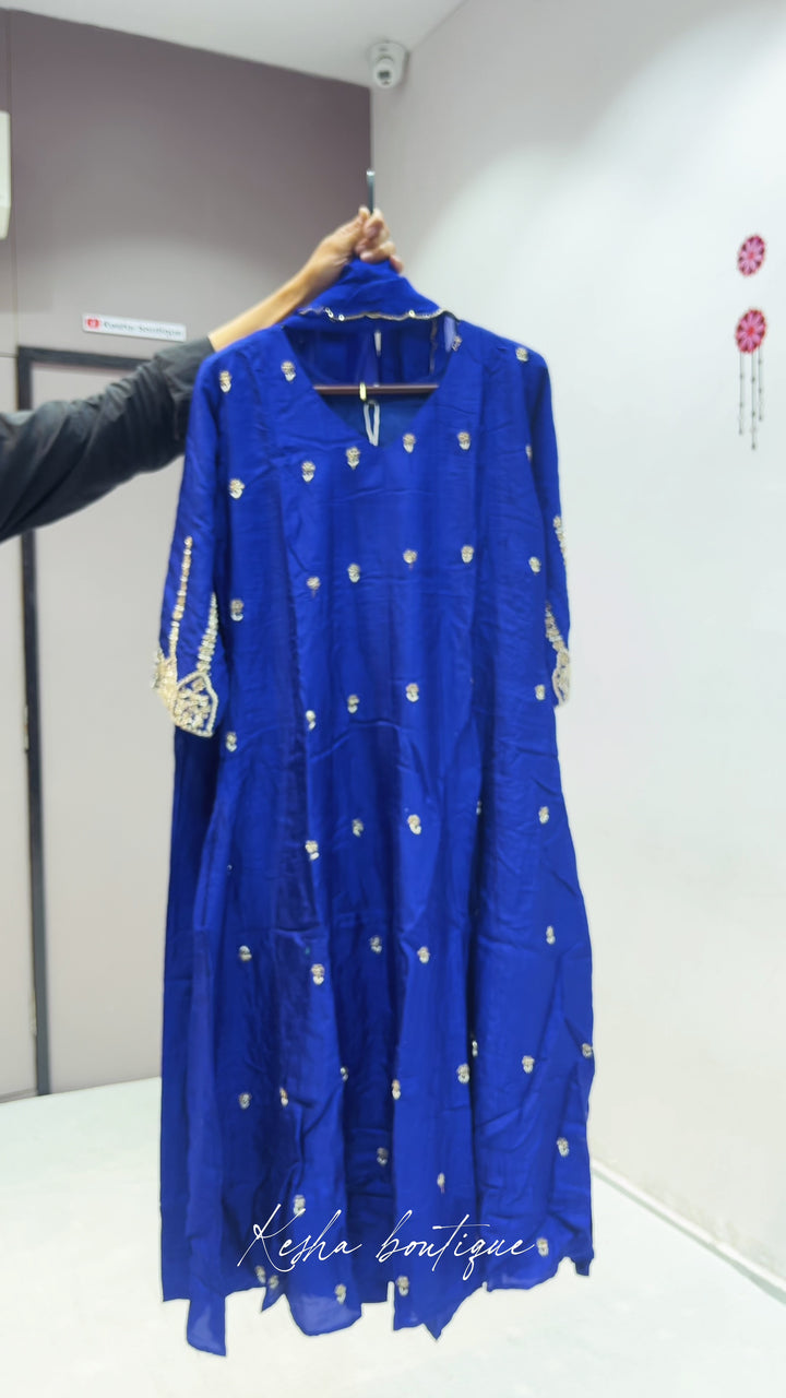 CLASSIC BLUE ANARKALI