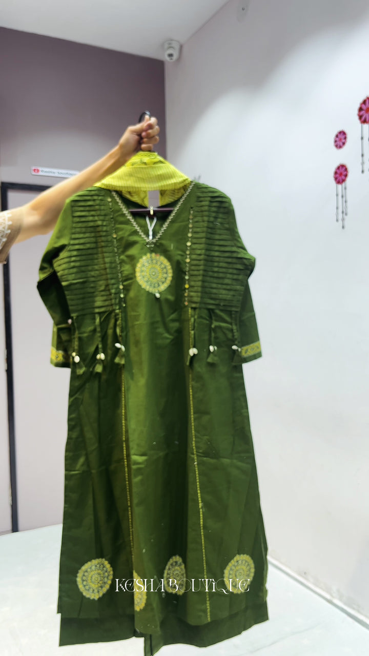 GREENIES MUL COTTON DRESS